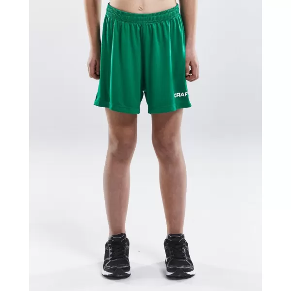  Dětské sportovní kraťasy CRAFT TW Squad Go Short Solid Jr TÝMOVĚ ZELENÁ 