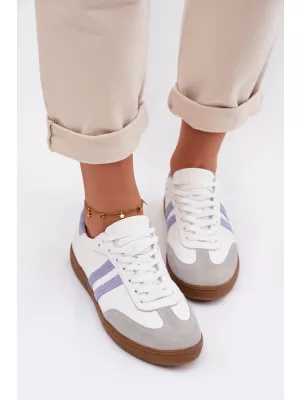Dámské tenisky ZAZOO N1068 WHITE/BLUEPURPLE