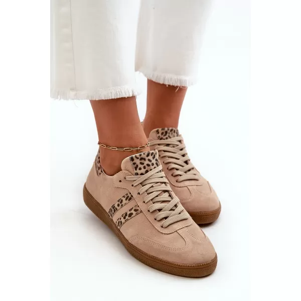  Dámské tenisky ZAZOO N1068 32634 BEIGE 