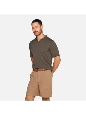 Pánské triko GEOX KNIT G012317 KHAKI