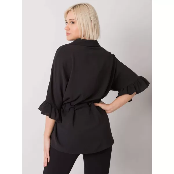 Dámská halenka RUE PARIS CHA-BZ-3576.25 NOIRE 