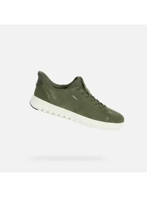 Pánské tenisky GEOX FLEXTRIDE PLUS FAST IN G014646 KHAKI