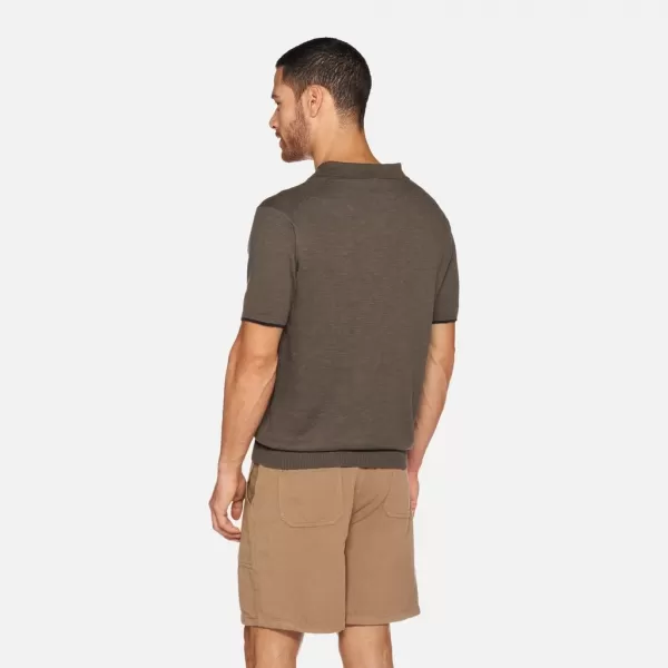  Pánské triko GEOX KNIT G012317 KHAKI 