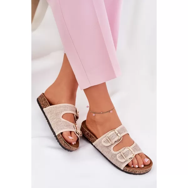  Dámské pantofle BOTO OSOFFE 36218 BEIGE 