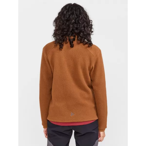  Dámská fleecová mikina Sherpa CRAFT Corp. ADV Pile Fleece Jacket W OHNIVÁ/ČERNÁ 