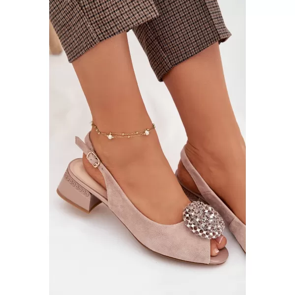  Dámské sandály D&A CR61-3030 BEIGE 