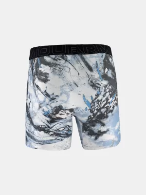 Pánské boxerky UNDER ARMOUR UA PERFORMANCE TECH - PRINT 6IN - 1PK 1383875-101 ČERNÁ