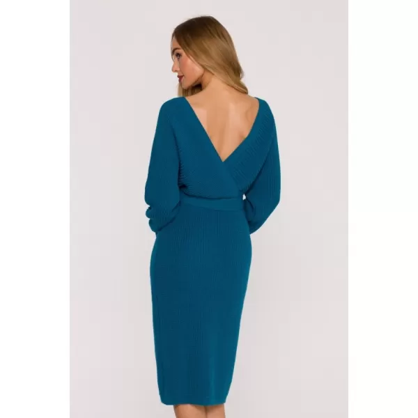  Dámské šaty MOE M810 OCEAN BLUE 
