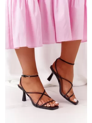 Dámské sandály S.BARSKI C420-11 BLACK