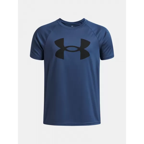  Chlapecké triko UNDER ARMOUR UA TECH BIG LOGO SS 1363283-498 TMAVĚ MODRÁ 