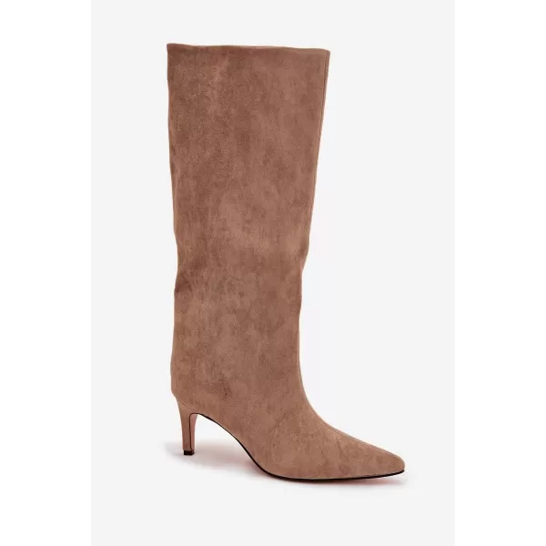  Dámské kozačky BOTO JEHLU 40518 BROWN 