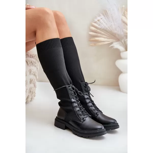  Dámské kozačky BOTO IRANEL 34803 BLACK 