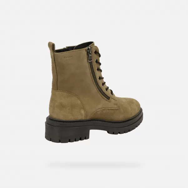  Dámské kotníkové boty GEOX IRIDEA G004093 KHAKI 