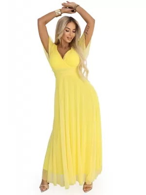 Dámské šaty NUMOCO NASTIA 562-8 CITRONOVÁ