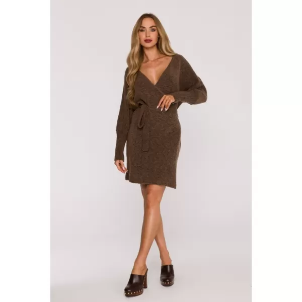  Dámské šaty MOE M631 CARAMEL 