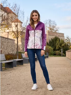 Dámská softshellová bunda premium ALTISPORT VOJ/ALW008JACK01 VÍNOVÁ