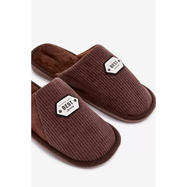  Pánské pantofle BOTO PRESINE 40744 BROWN 