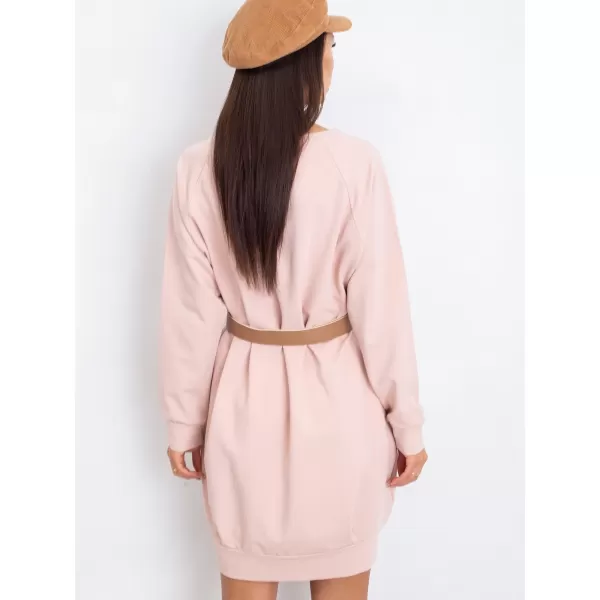  Dámské šaty BASIC FEEL GOOD RV-TU-5184.93P BRIGHT PINK 