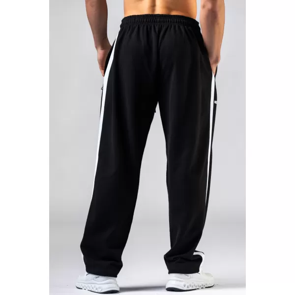  NEBBIA Relaxed fit tepláky POWER 904 BLACK 