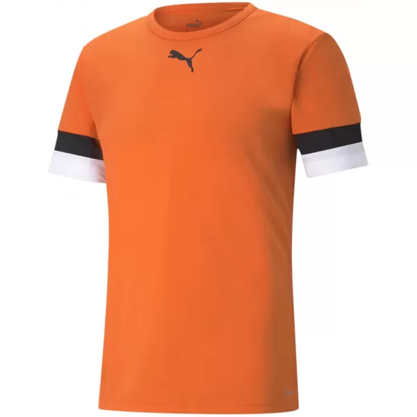  Pánské funkční triko PUMA TEAMRISE JERSEY 704932-08 GOLDEN POPPY/BLACK/WHITE 