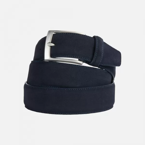 Pánský pásek GEOX  G011352 TMAVĚ MODRÁ 