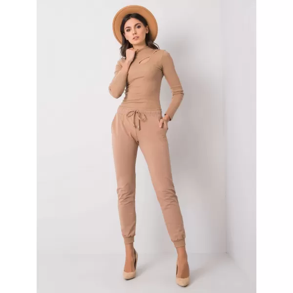  Dámské tepláky BASIC FEEL GOOD RV-DR-5040.02X CAMEL 