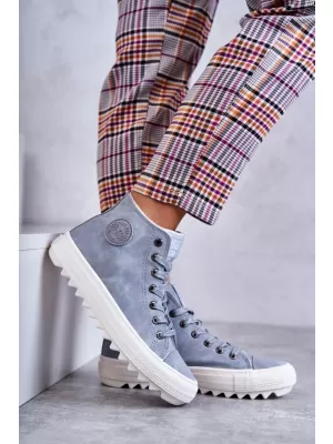 Dámské tenisky BIG STAR EE274115 LIGHT BLUE