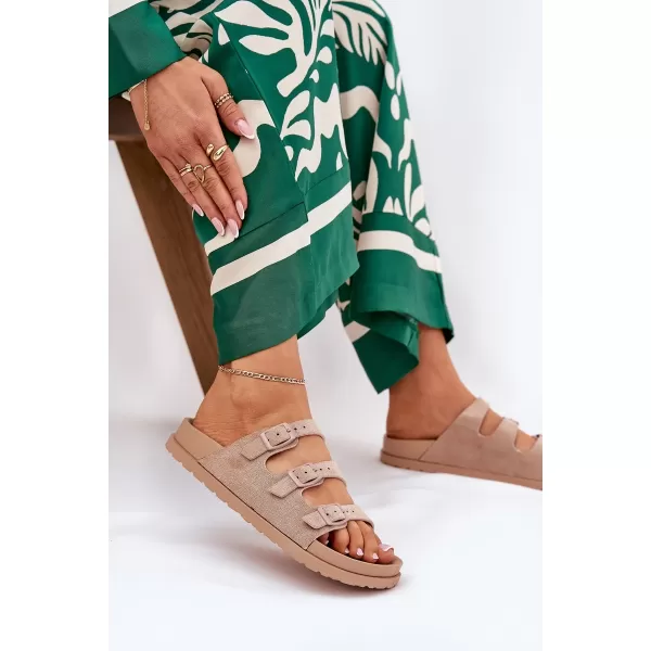  Dámské pantofle BOTO ULIRI 36079 KHAKI 