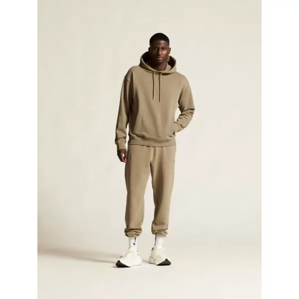  Pánská těžká mikina s kapucí CRAFT Corp. Frequent Hoodie M ŠEDOBÉŽOVÁ 
