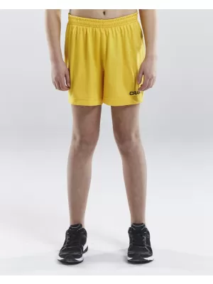 Dětské sportovní kraťasy CRAFT TW Squad Go Short Solid Jr ŠVÉDSKÁ ŽLUTÁ
