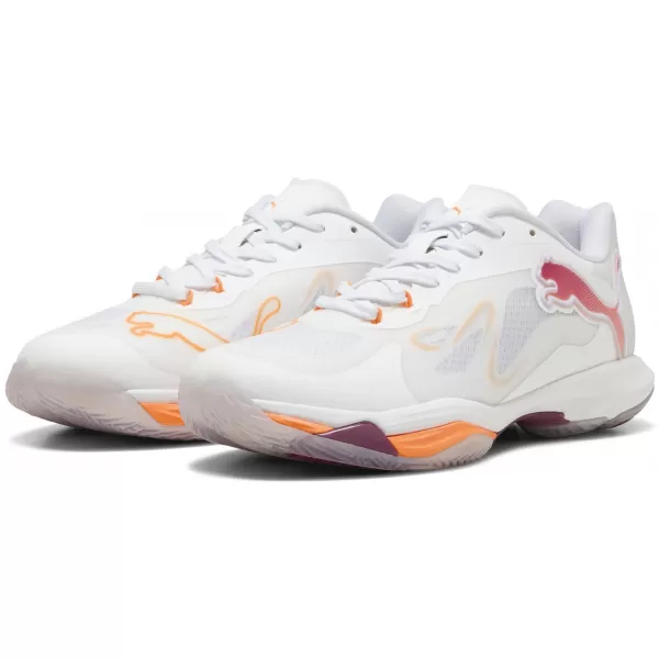  Dámské boty PUMA VANTAGE NITRO W+ 108563-01 WHITE/BERRY/HEAT FIRE/LILAC 
