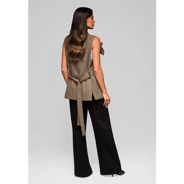  Dámská vesta LARICA LW-BLZV-0102 DARK BEIGE 