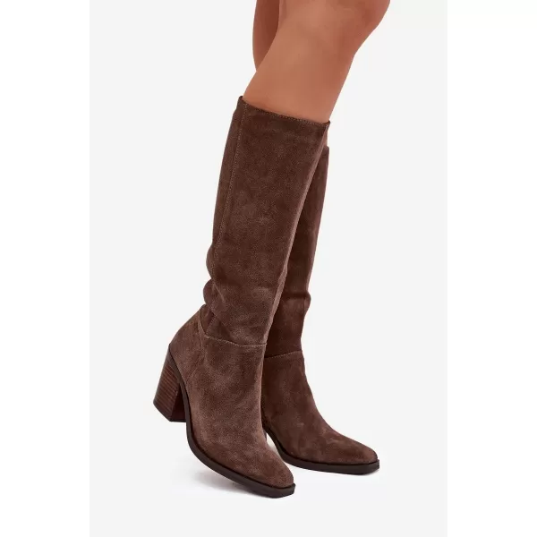  Dámské kozačky BOTO LISSARA 38607 KHAKI 