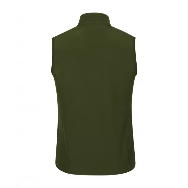  Pánská softshellová vesta ALTISPORT NoPrint NP/ALM865 MILITARY 