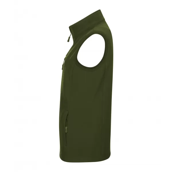  Dámská softshellová vesta ALTISPORT NoPrint NP/ALW965 MILITARY 