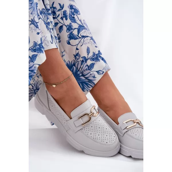  Dámské mokasíny VINCEZA 88007 WHITE 