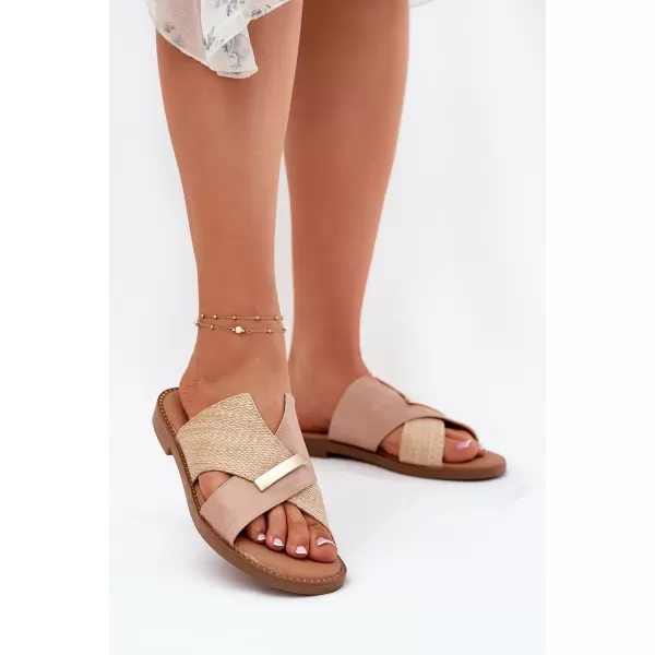  Dámské pantofle VINCEZA 17385 BEIGE 