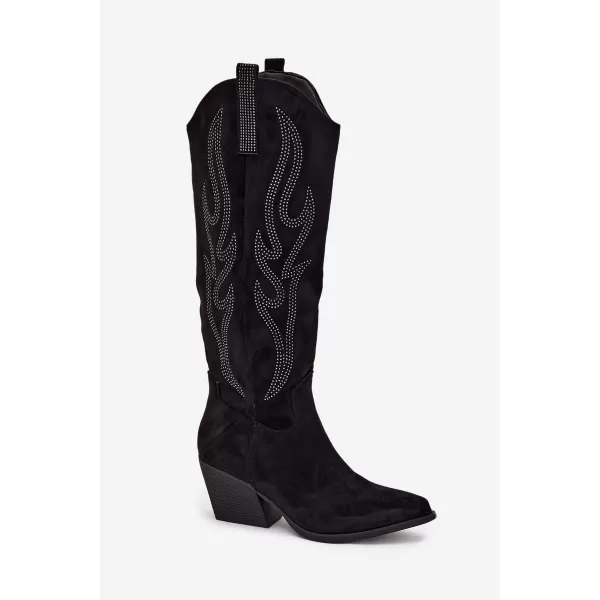  Dámské boty na podpatku BOTO JOVINA 38555 BLACK 