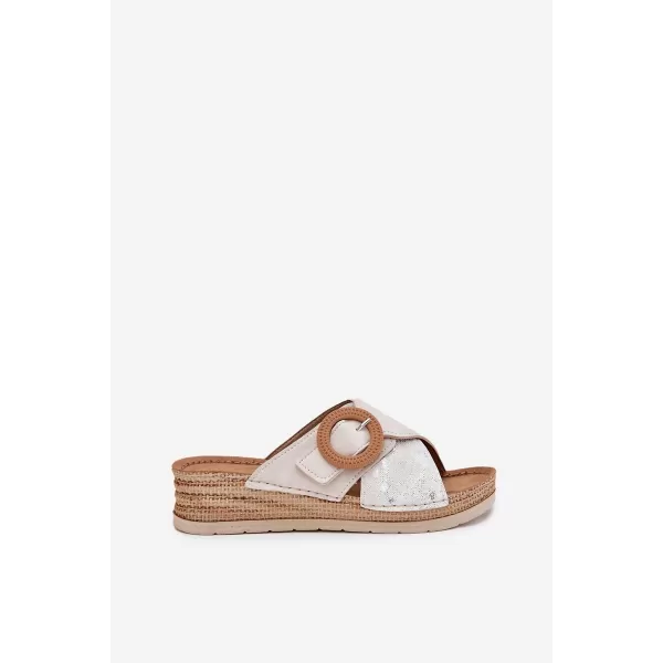  Dámské sandály INBLU RV000012 BEIGE 