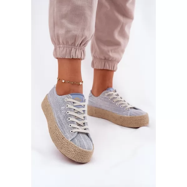  Dámské tenisky LEE COOPER LCW-25-02-3284 LIGHT BLUE 