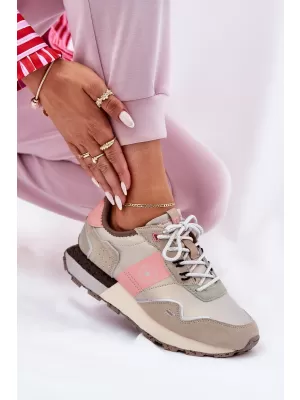 Dámské tenisky BIG STAR RR274243 PINK/GREY