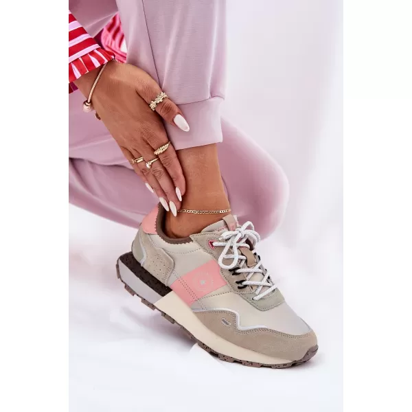  Dámské tenisky BIG STAR RR274243 PINK/GREY 