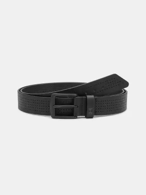Pánský pásek UNDER ARMOUR M DRIVE PU BELT 1389942-001 ČERNÁ
