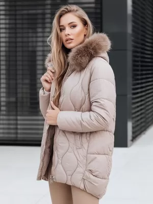Dámská bunda DSTREET BÉŽOVÁ