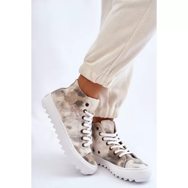  Dámské tenisky BIG STAR LL274047 WHITE/OLIVE 