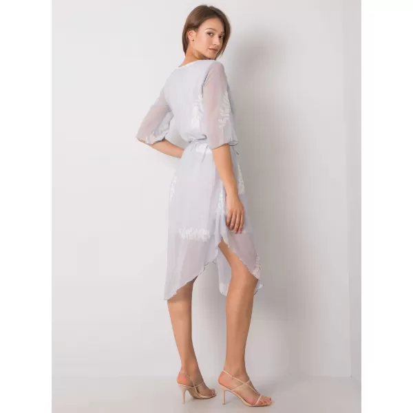  Dámské šaty LAKERTA LK-SK-508085.77P LIGHT GREY 