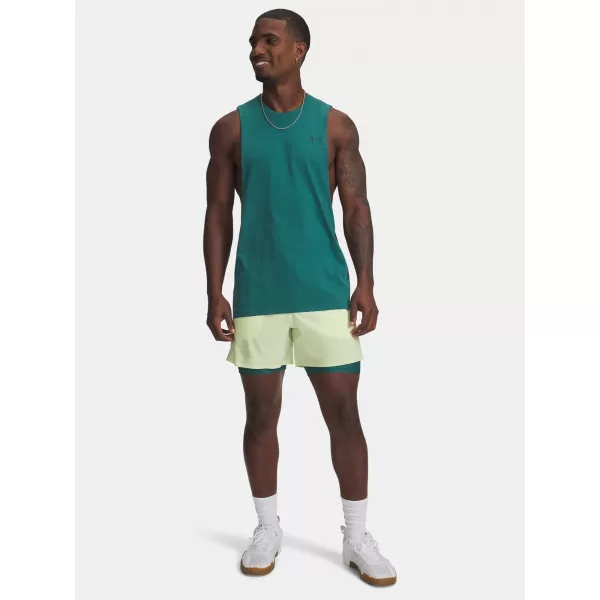  Pánské kraťasy UNDER ARMOUR UA VANISH ELITE 6IN SHORT 6009868-391 ZELENÁ 