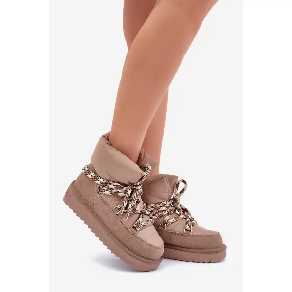  Dámské sněhule D.FRANKLIN DFSH375003 TAUPE 
