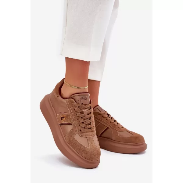  Dámské tenisky LOPEZ JUST DARE SS2D4005 BROWN/BEIGE 