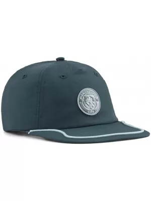 Kšiltovka PUMA MCFC CELLERATOR CAP 026503-05 GREEN TERRAIN/TURQUOISE SURF
